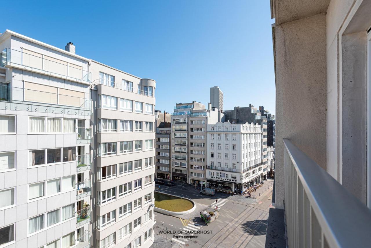 Luxurious Apartment Next To The Sea And City Centre With Free Parking Space Ostende Exterior foto